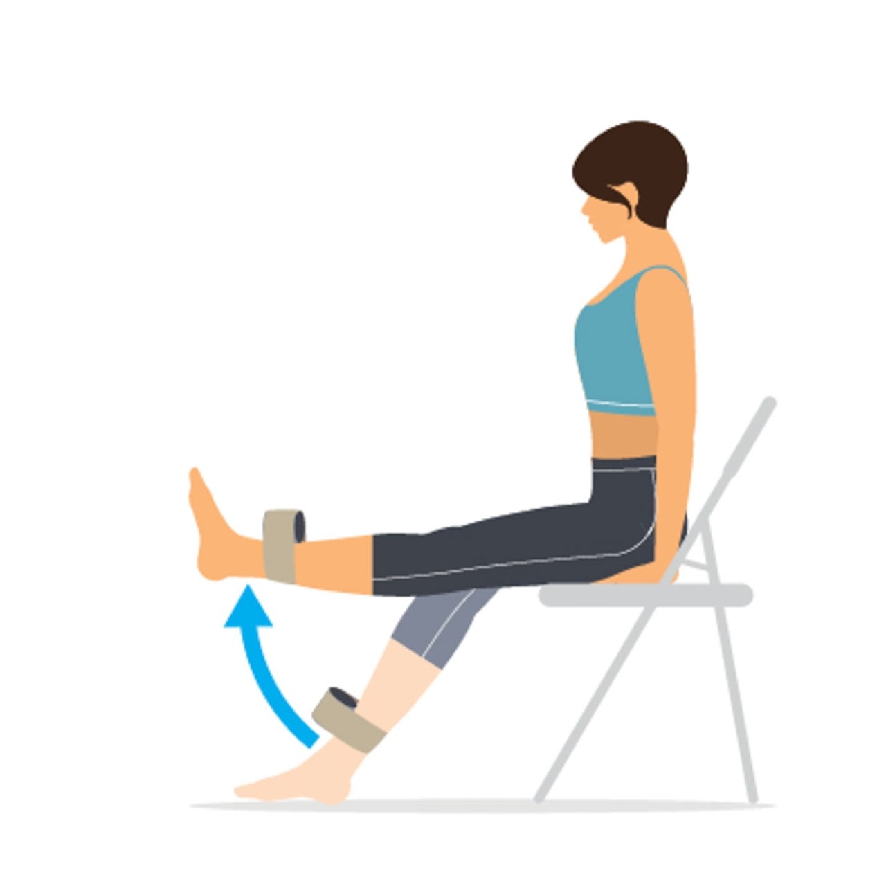 seated knee flexion